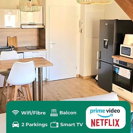 T3 Duplex Thonon Centre - Parking - Gare - Thermes 외부 사진