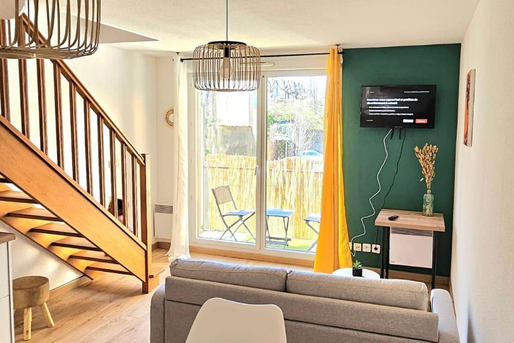 T3 Duplex Thonon Centre - Parking - Gare - Thermes 외부 사진